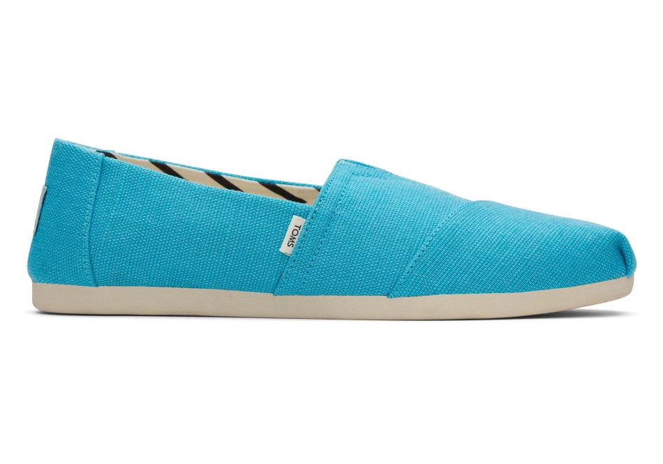 Toms Heritage Alpargata Peacock Blue