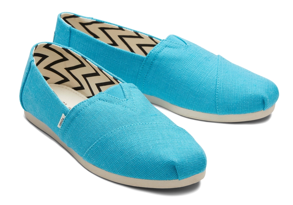 Toms Heritage Alpargata Peacock Blue