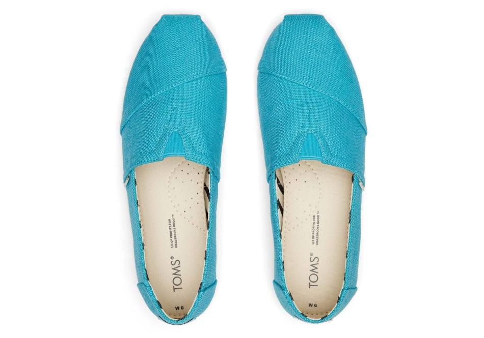 Toms Heritage Alpargata Peacock Blue