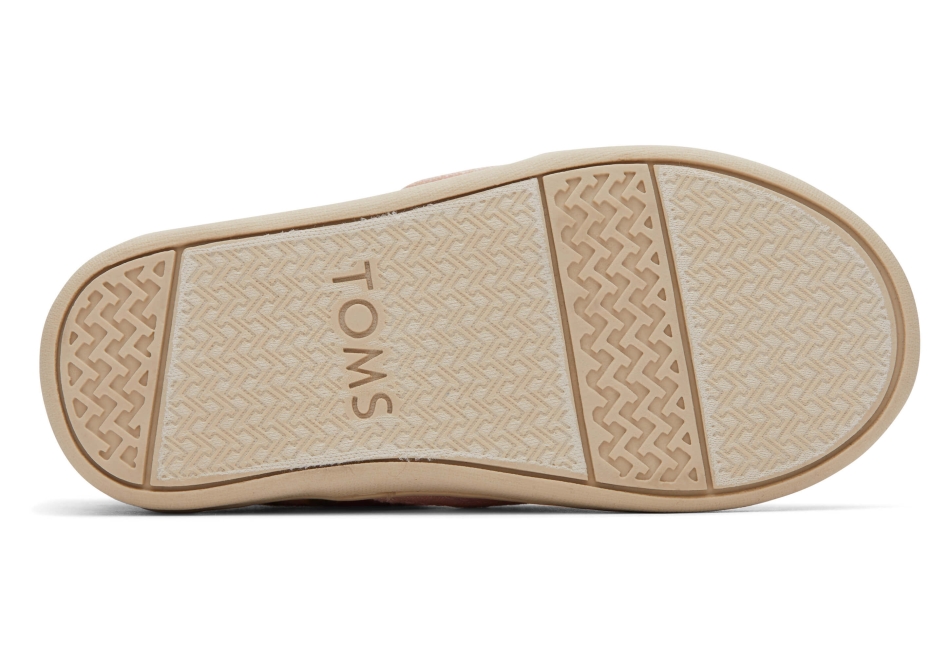 Toms Pink Flower Alpargata Pink Fields