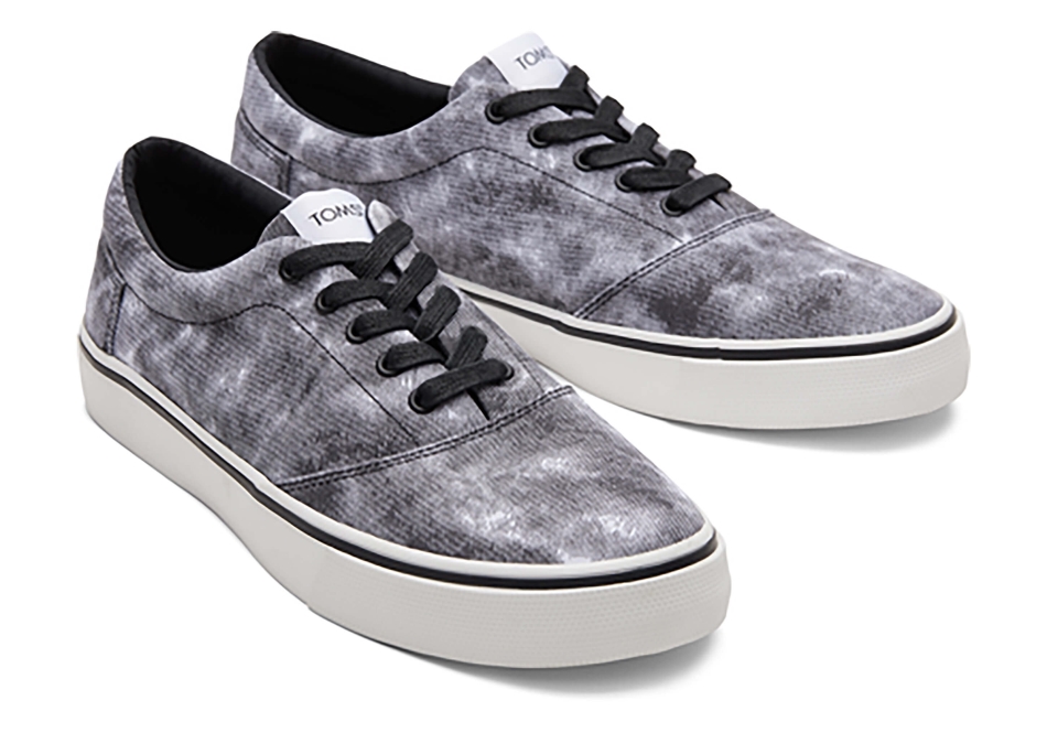 Toms Fenix Repreve Black Distressed Washed Canvas