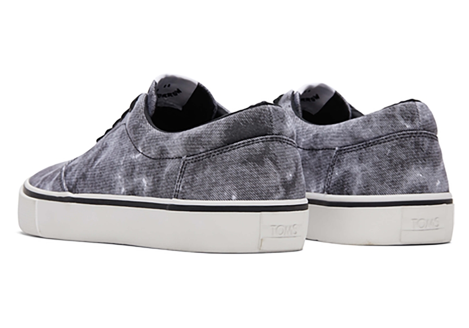 Toms Fenix Repreve Black Distressed Washed Canvas
