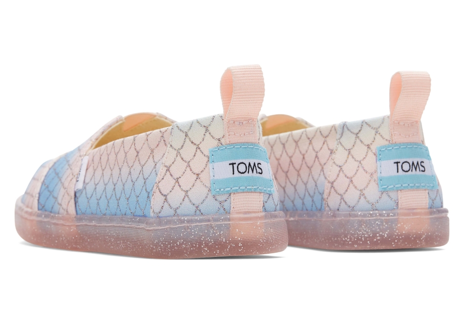Toms Youth Alpargata Mermaid Pink Multi