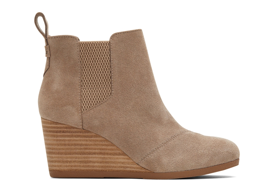 Toms Kayley Boot Taupe Grey