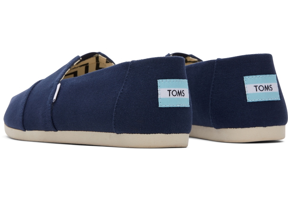 Alpargata Recycled Cotton Canvas Toms Navy