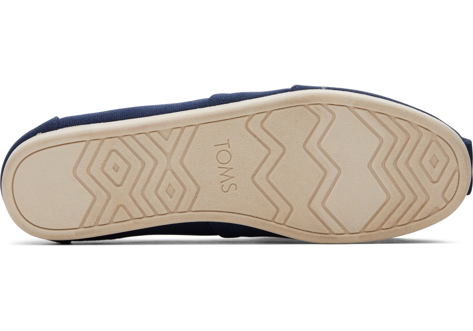 Alpargata Recycled Cotton Canvas Toms Navy