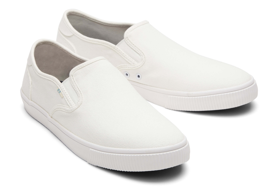 Toms Baja Slip On White