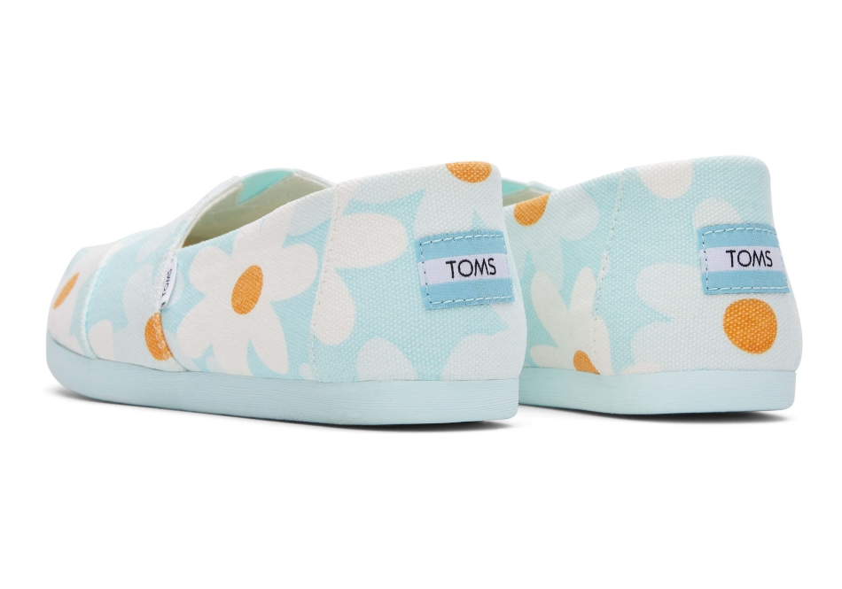Toms Alpargata Retro Floral Soft Blue