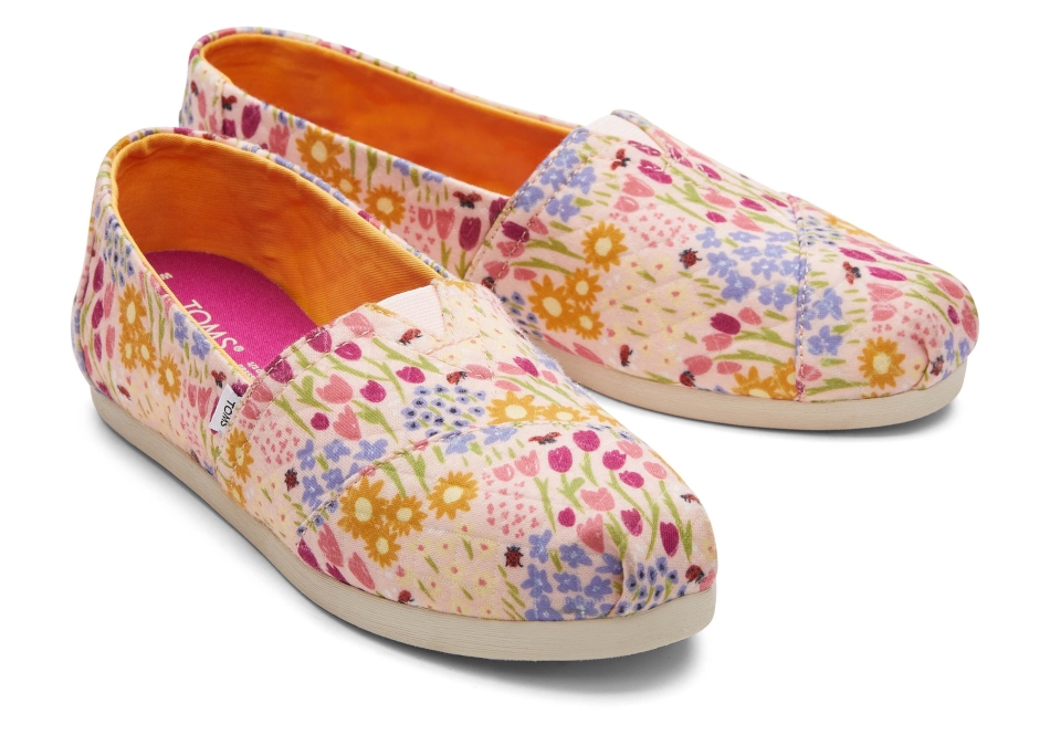 Toms Alpargata Quilted Floral Pink Floral