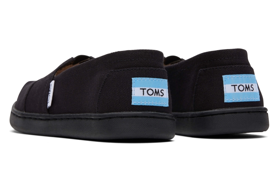 Toms Youth Alpargata Canvas Black