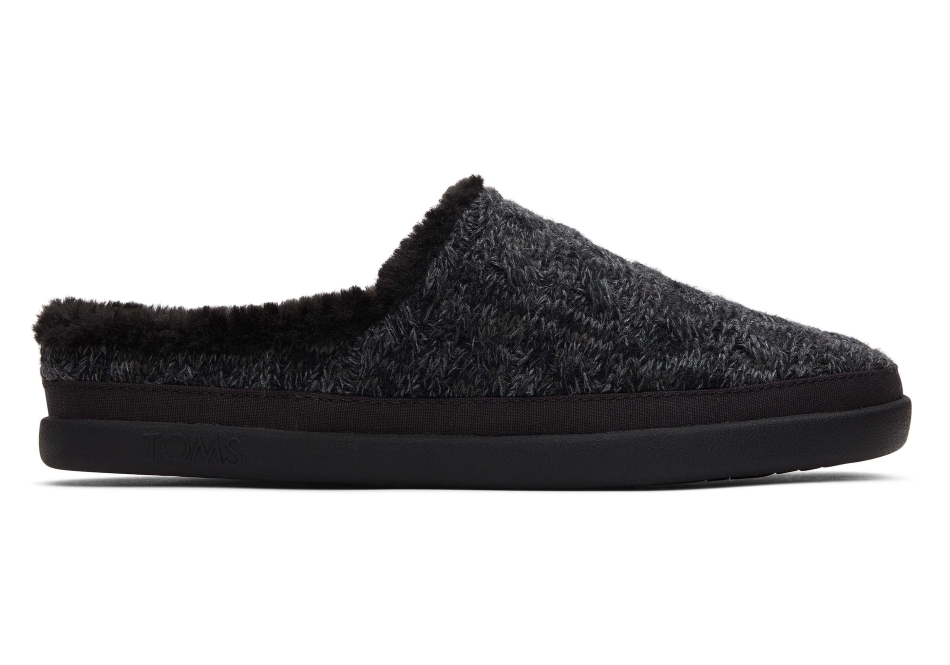 Toms Sage Slipper Black