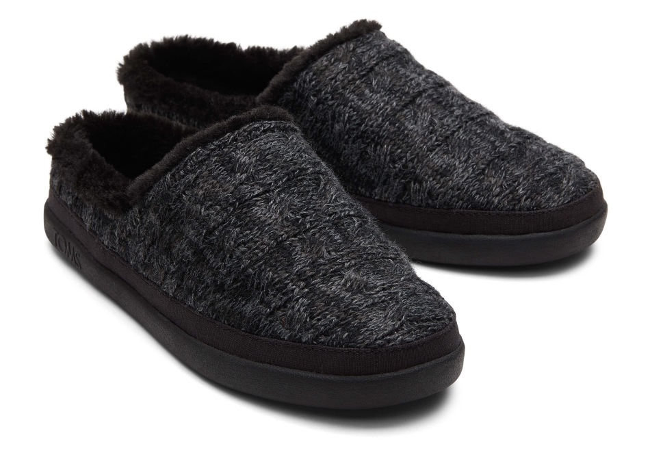 Toms Sage Slipper Black