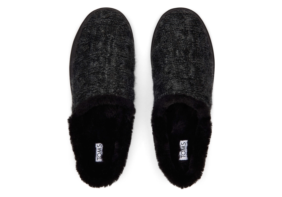 Toms Sage Slipper Black