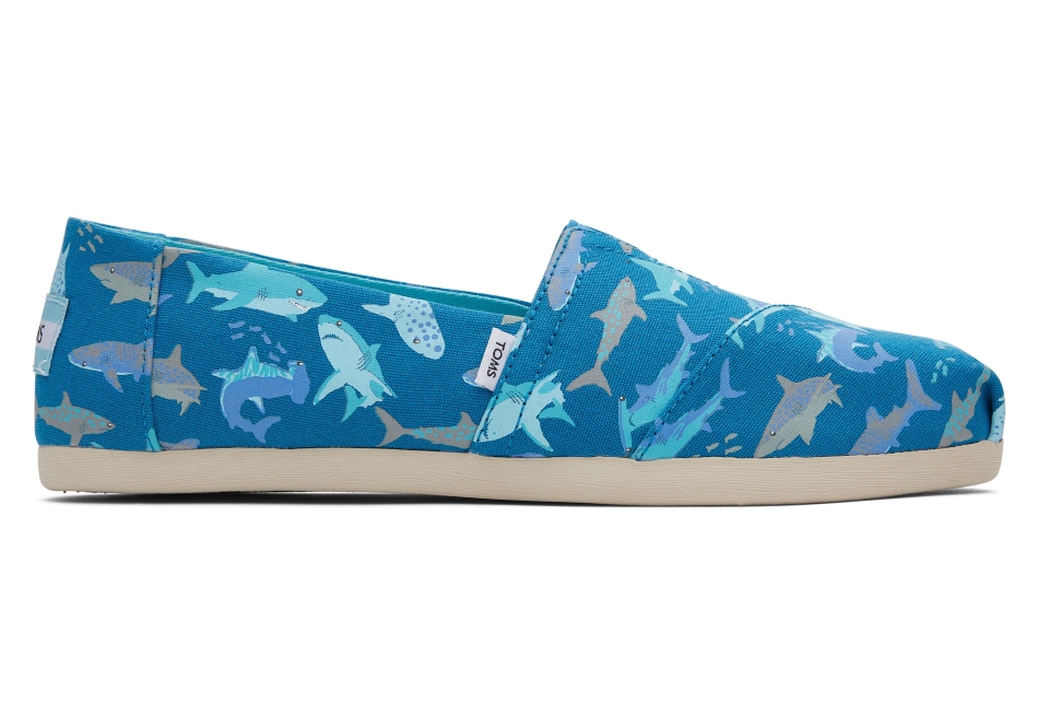 Toms Alpargata Sharks Deep Blue Sharks