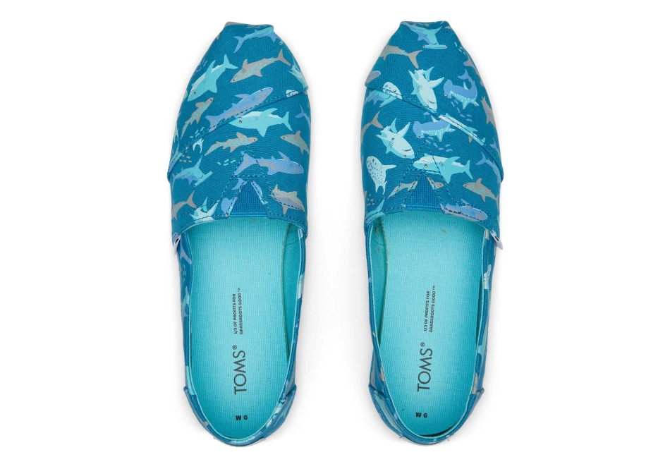 Toms Alpargata Sharks Deep Blue Sharks