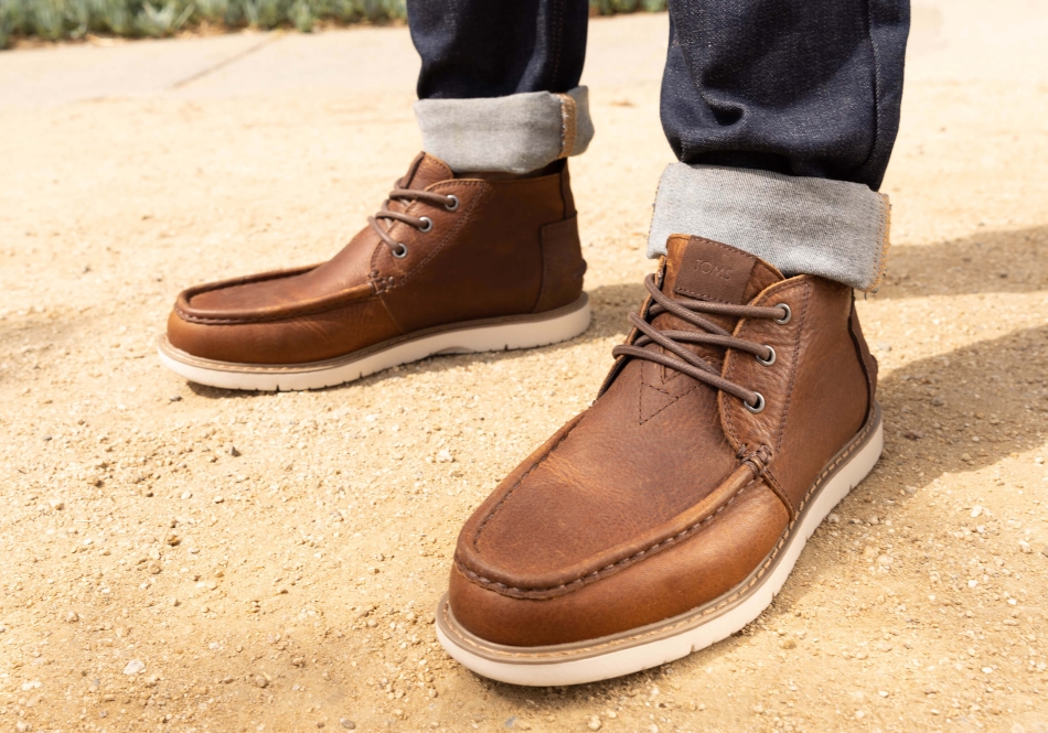 Toms Chukka Boot Water Resistant Peanut Brown