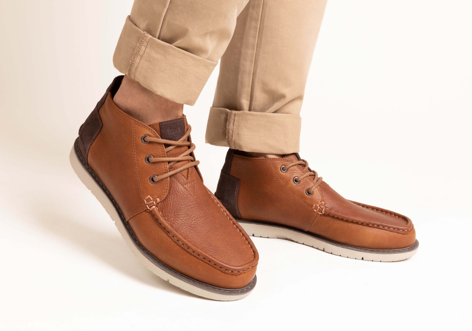 Toms Chukka Boot Water Resistant Peanut Brown