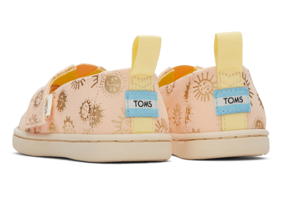 Toms Tiny Apricot Foil Sunny Days Print Apricot Foil