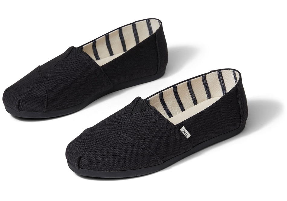 Toms Heritage Alpargata Black On Black