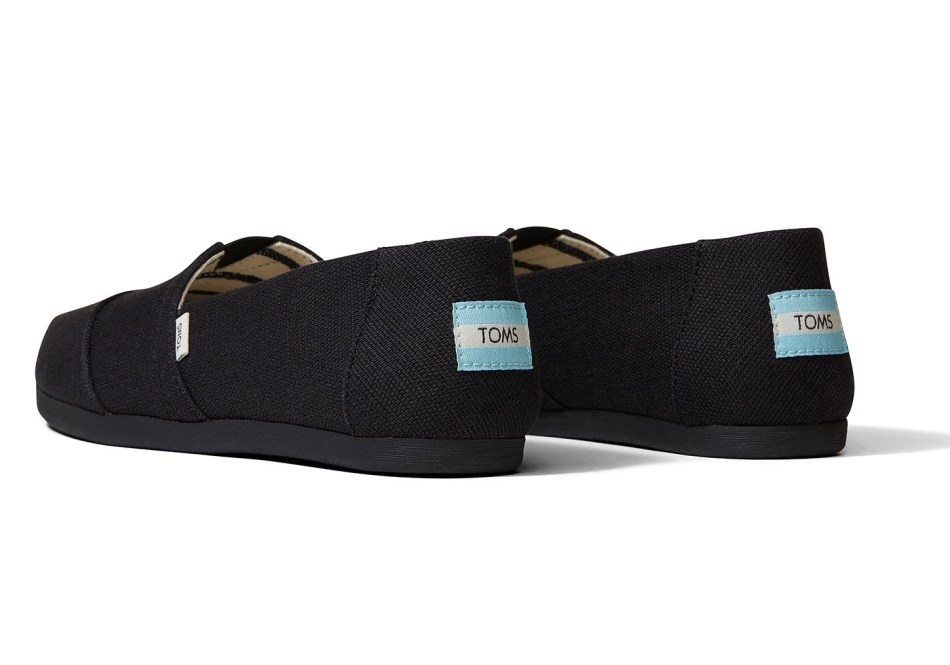 Toms Heritage Alpargata Black On Black