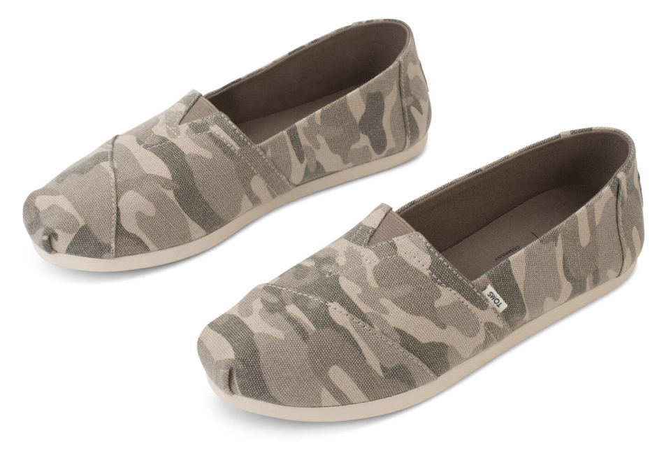 Toms Alpargata Camo Taupe Grey