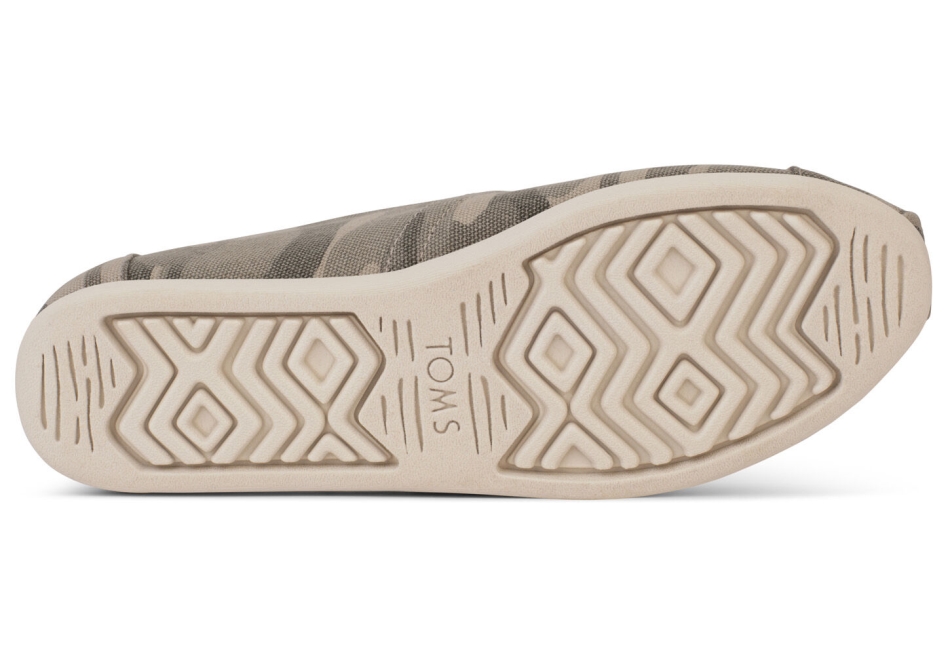 Toms Alpargata Camo Taupe Grey