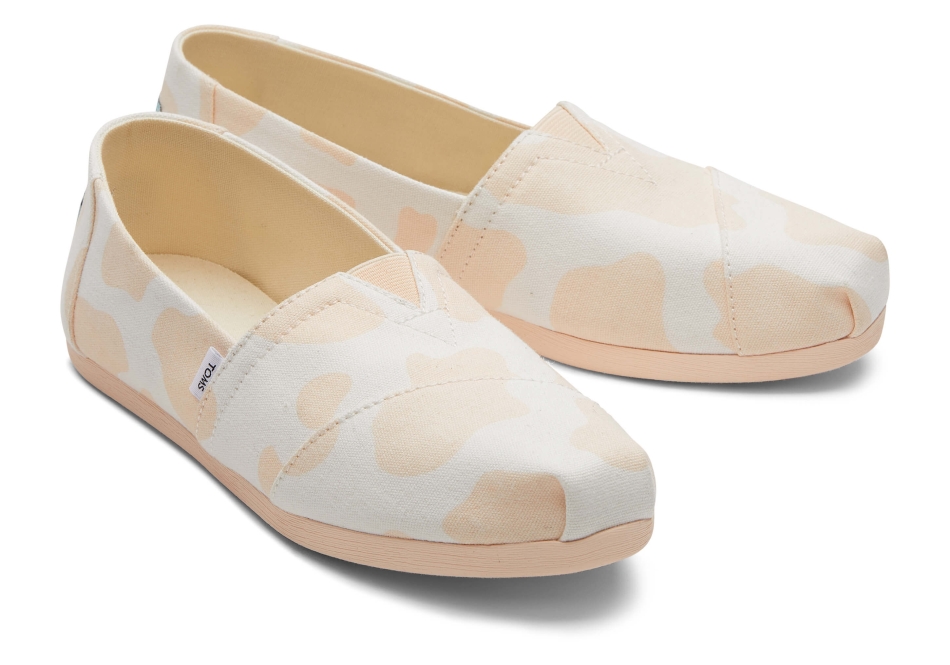Toms Alpargata Cow Cow Print Light Peach