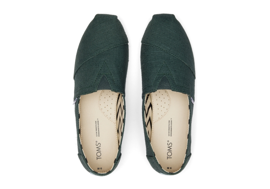 Toms Alpargata Heritage Canvas Dark Green