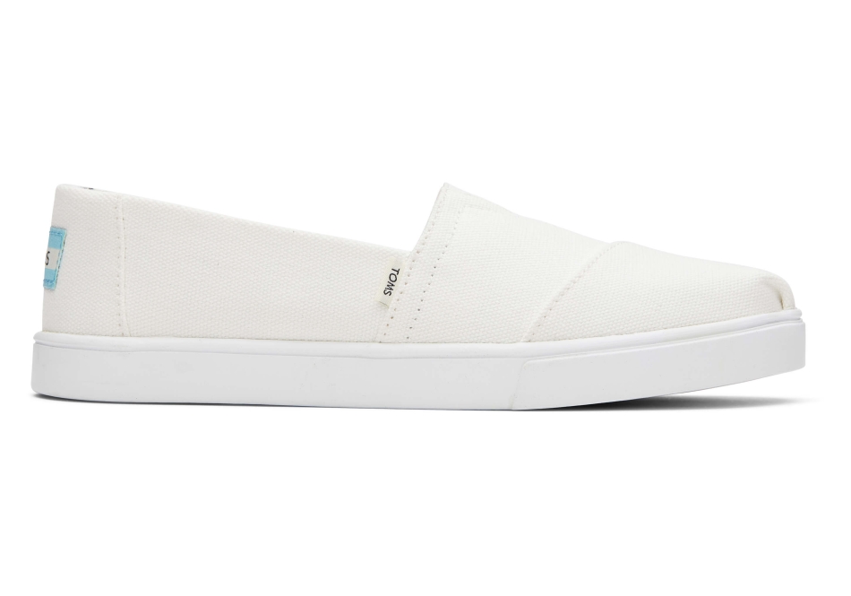 Toms Cupsole Alpargata White