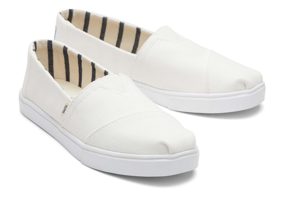 Toms Cupsole Alpargata White