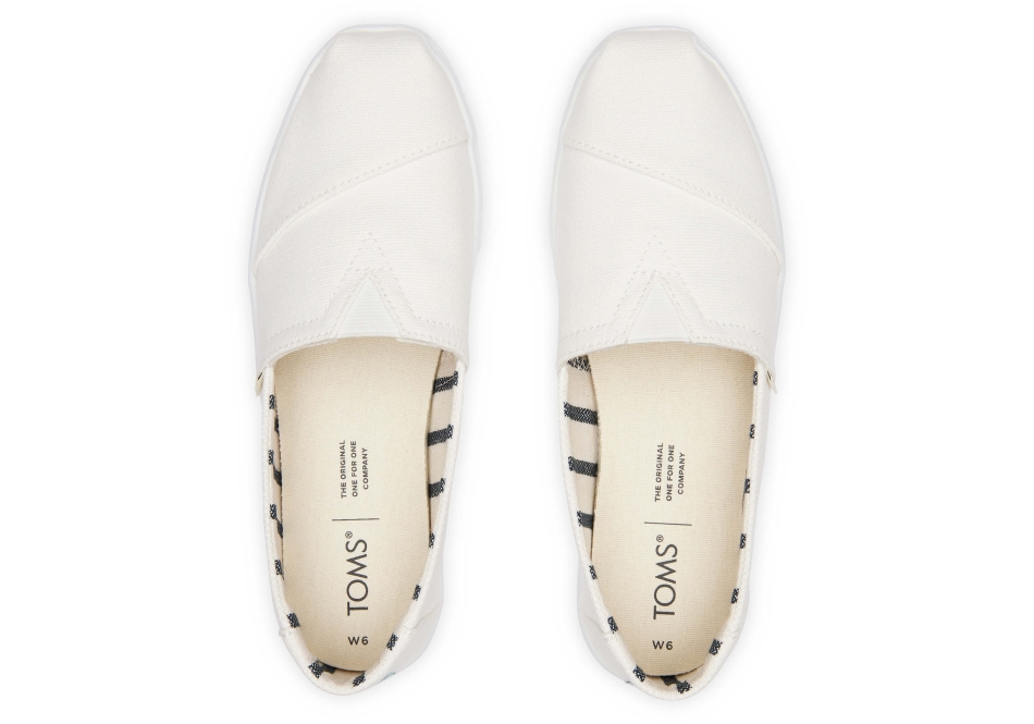 Toms Cupsole Alpargata White
