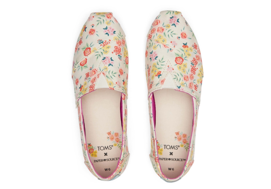 Toms Alpargata Paper Source Floral