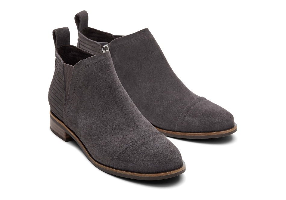Toms Reese Bootie Cement Grey