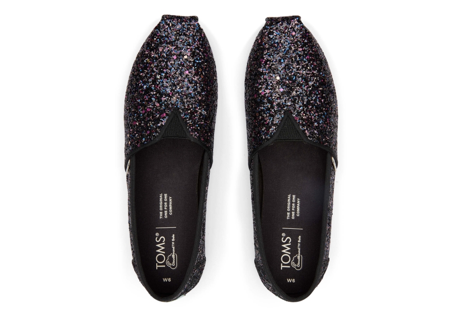 Toms Alpargata Glitter Black
