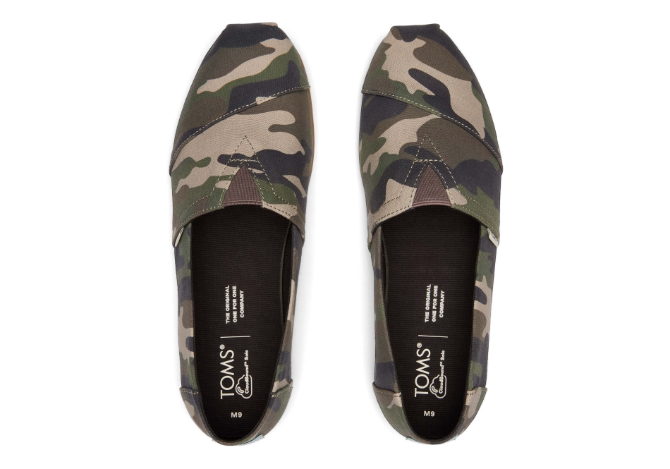 Toms Alpargata Woodland Camo Green