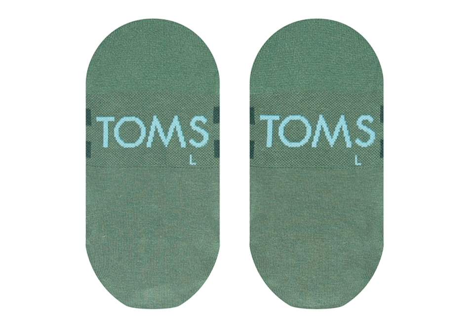 Toms Ultimate No Show Socks Green Green