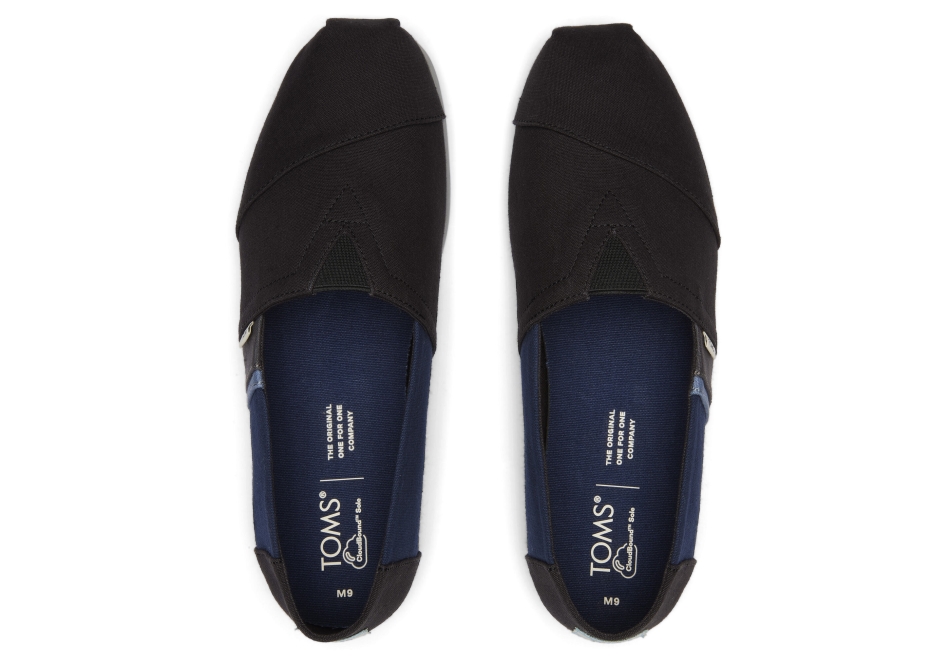 Toms Alpargata Colorblock Black-Navy