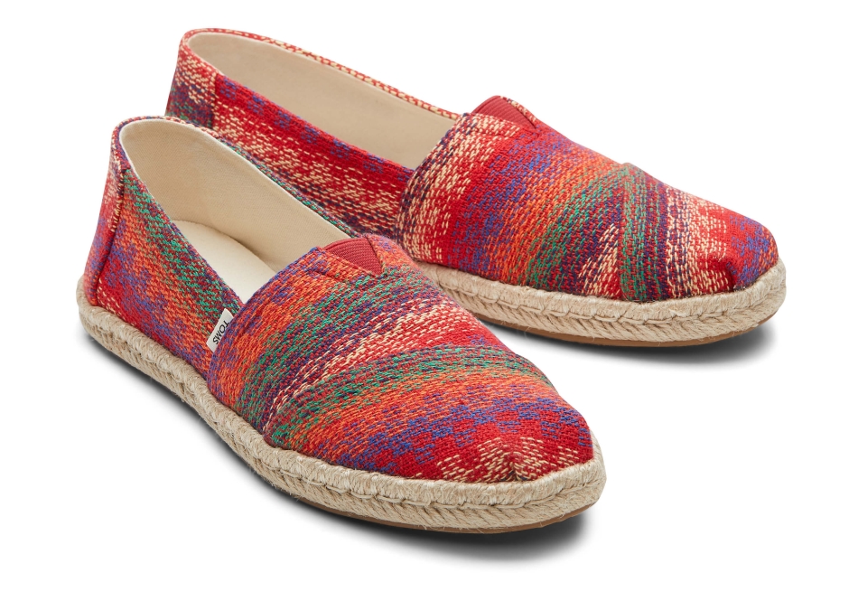 Toms Espadrille Alpargata Pink Multi