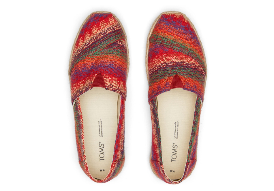 Toms Espadrille Alpargata Pink Multi