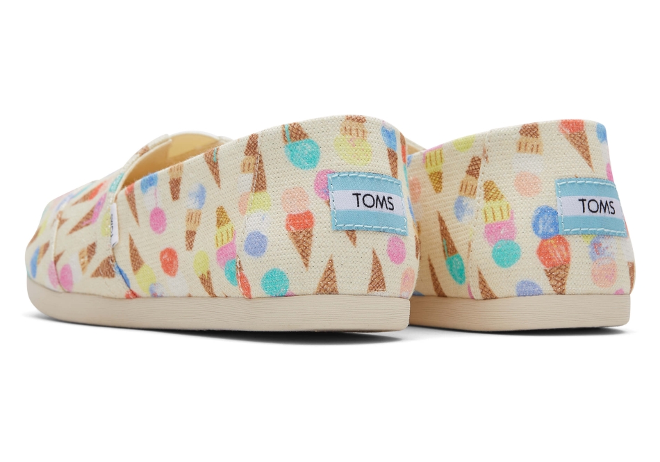 Toms Ice Cream Alpargata Natural Glitz