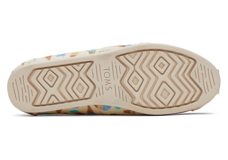 Toms Ice Cream Alpargata Natural Glitz