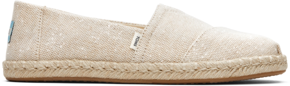 Toms Metallic Espadrille Alpargata Gold Metallic