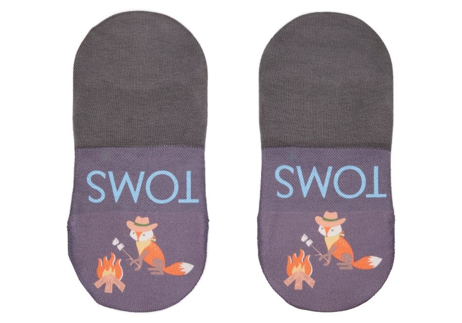 Toms Ultimate No Show Socks Western Foxes Western Foxes