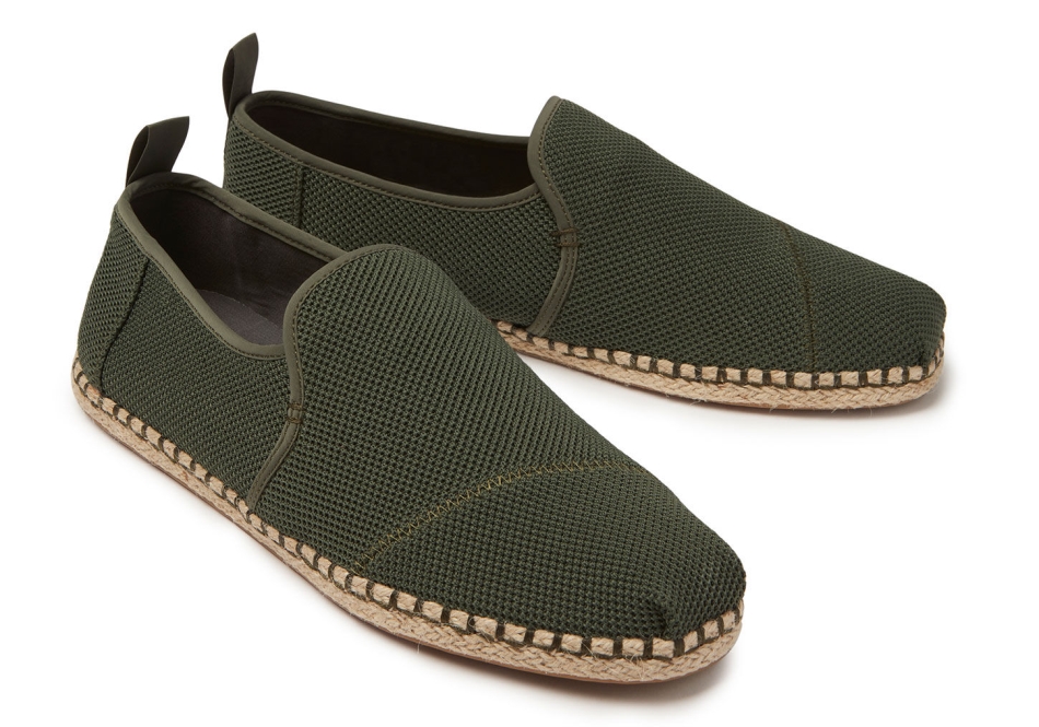 Toms Espadrille Alpargata Repreve Green