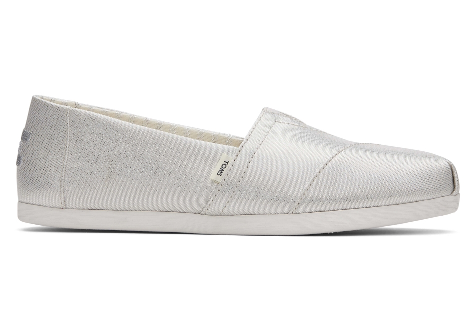 Toms Alpargata Glimmer Silver