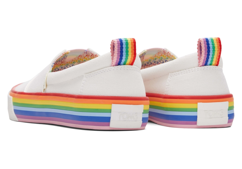 Toms Unity Pride Fenix Multi White