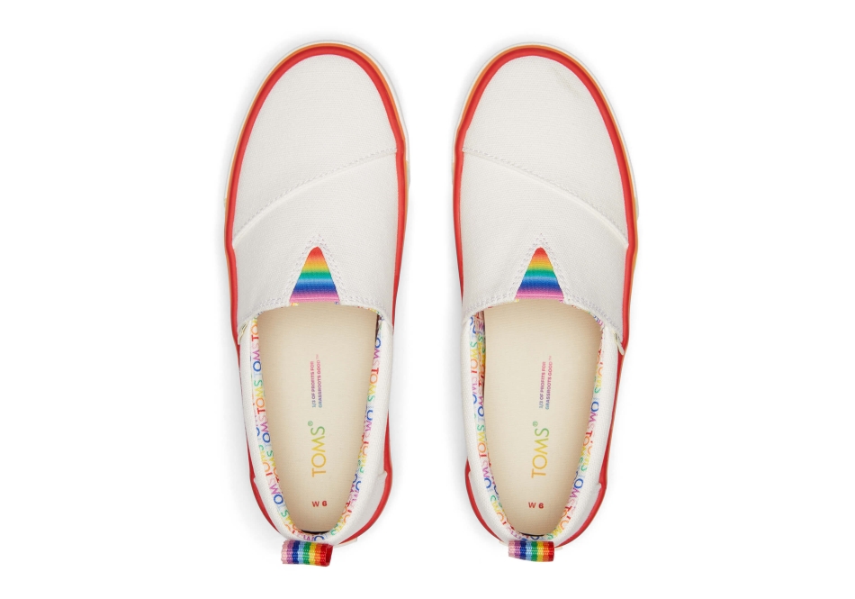 Toms Unity Pride Fenix Multi White