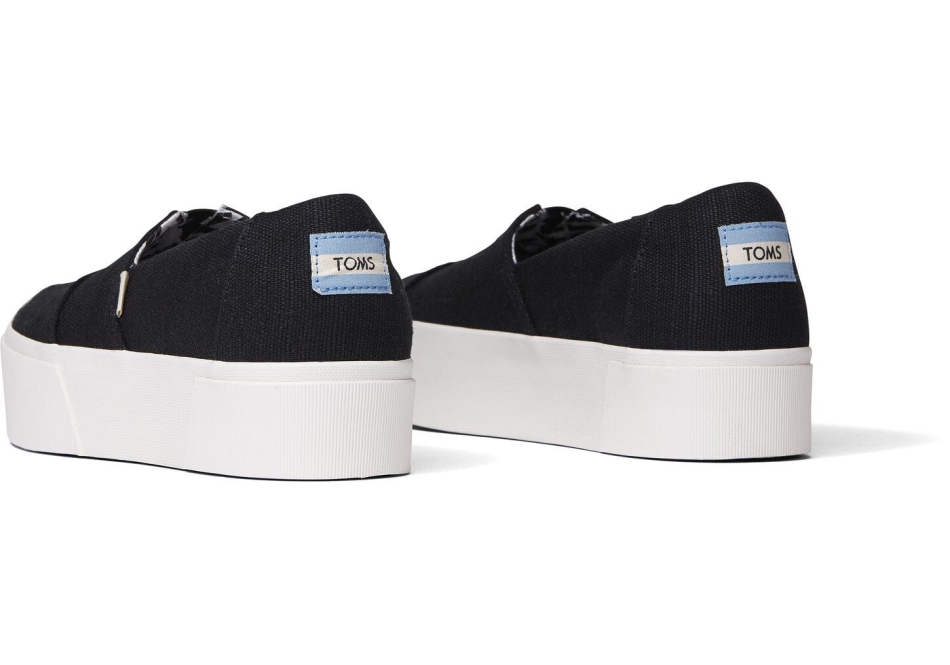 Toms Alpargata Boardwalk Slip On Black