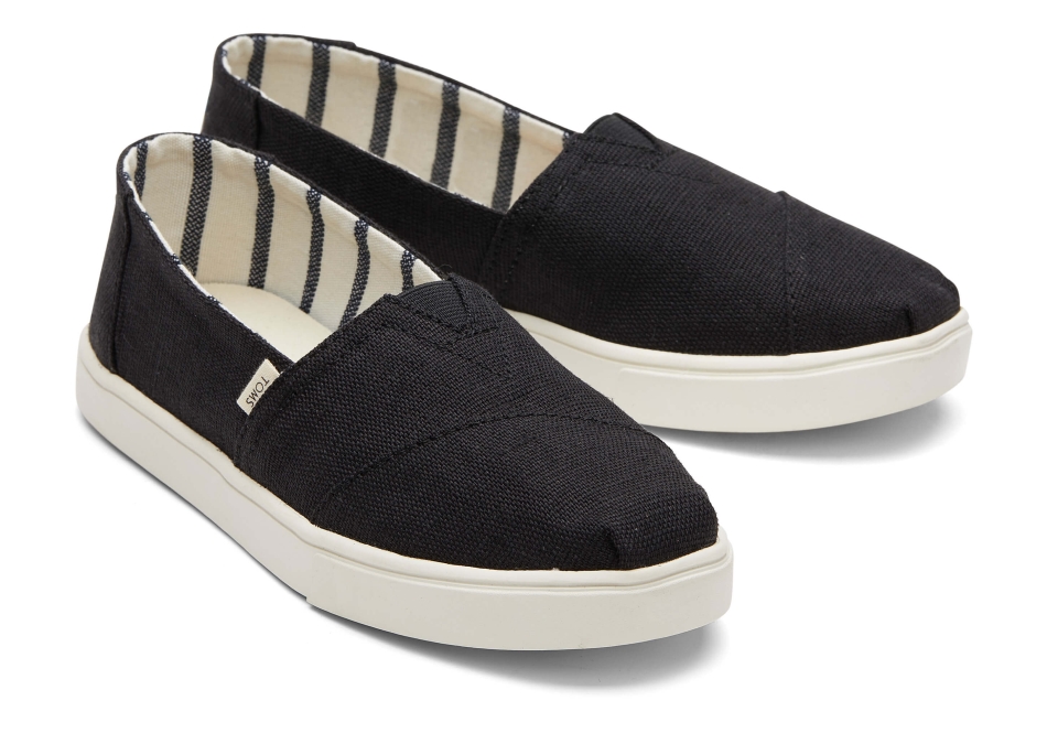 Toms Alpargata Cupsole Slip On Black