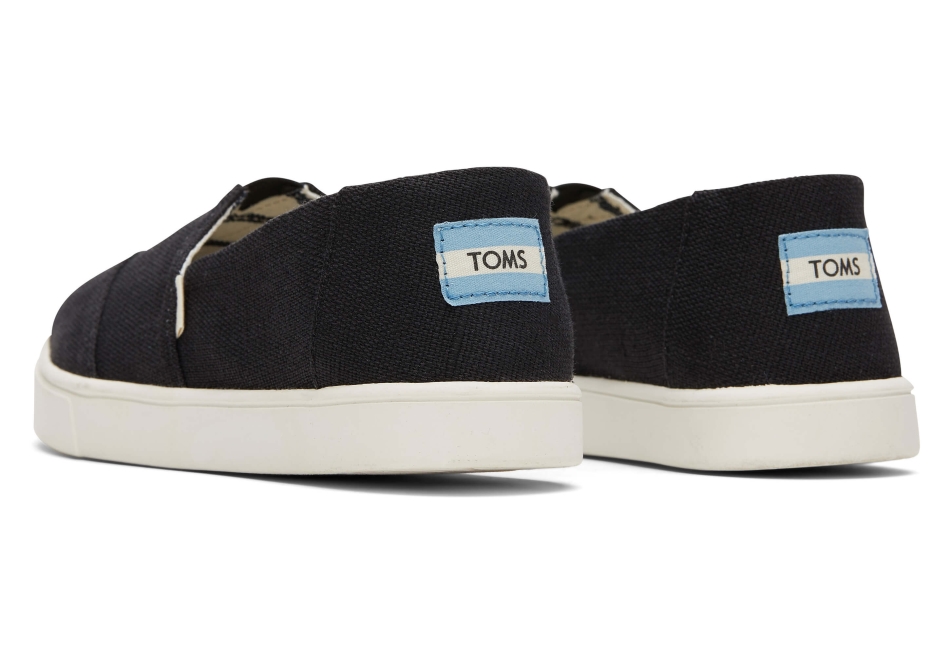 Toms Alpargata Cupsole Slip On Black
